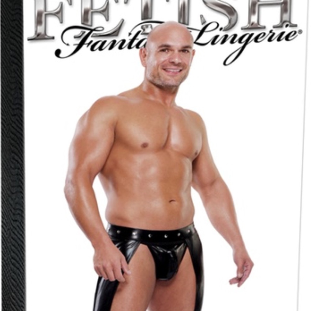 Leather look chaps
